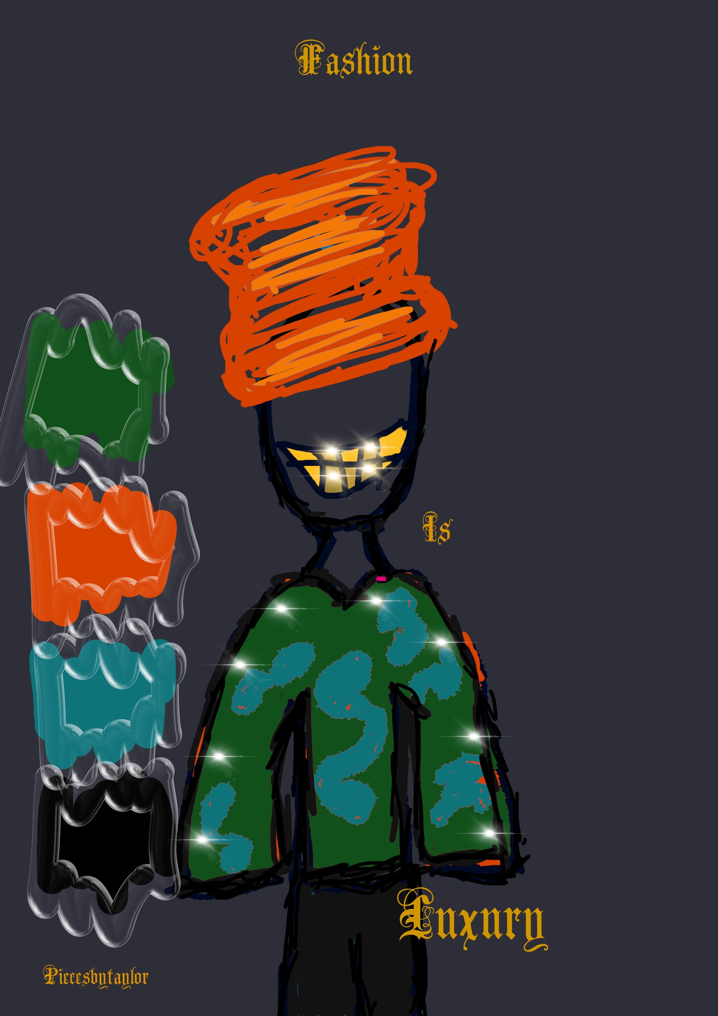 Luxury is Fashion Print