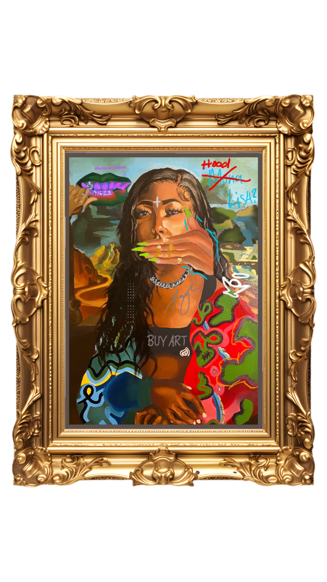 Hood Mona Lisa? Print