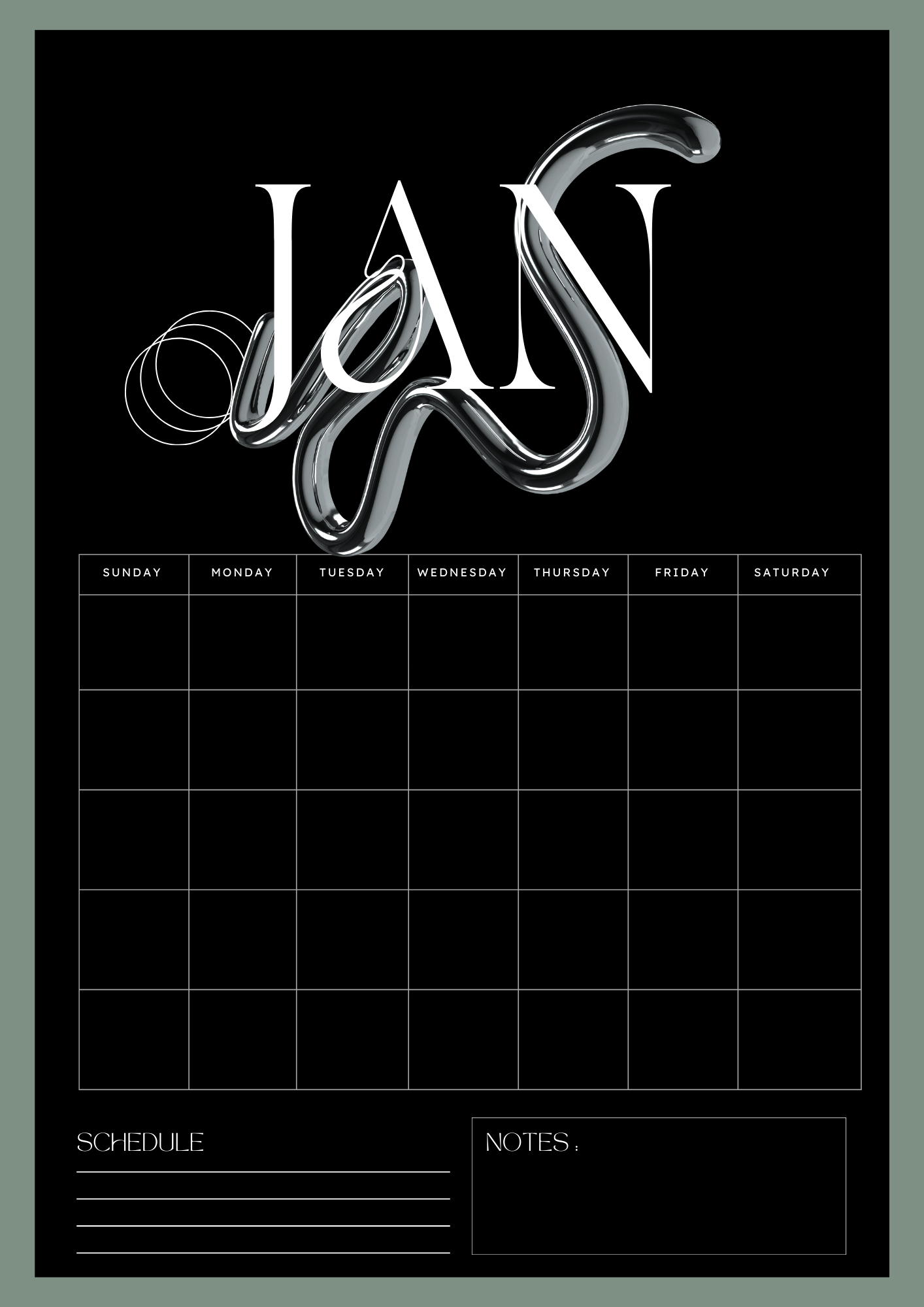 Creative Moves Planner