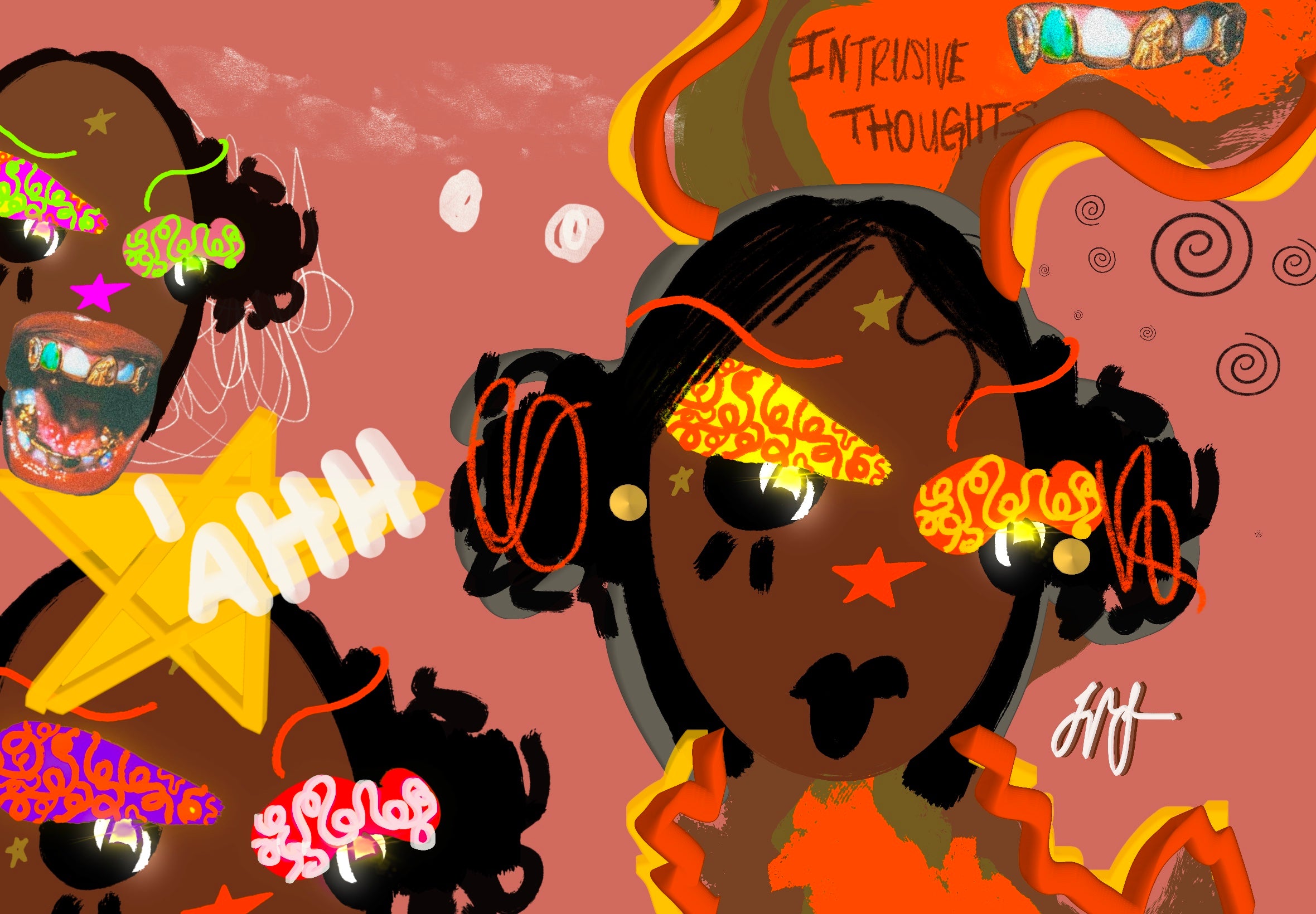 Intrusive Thoughts Prints