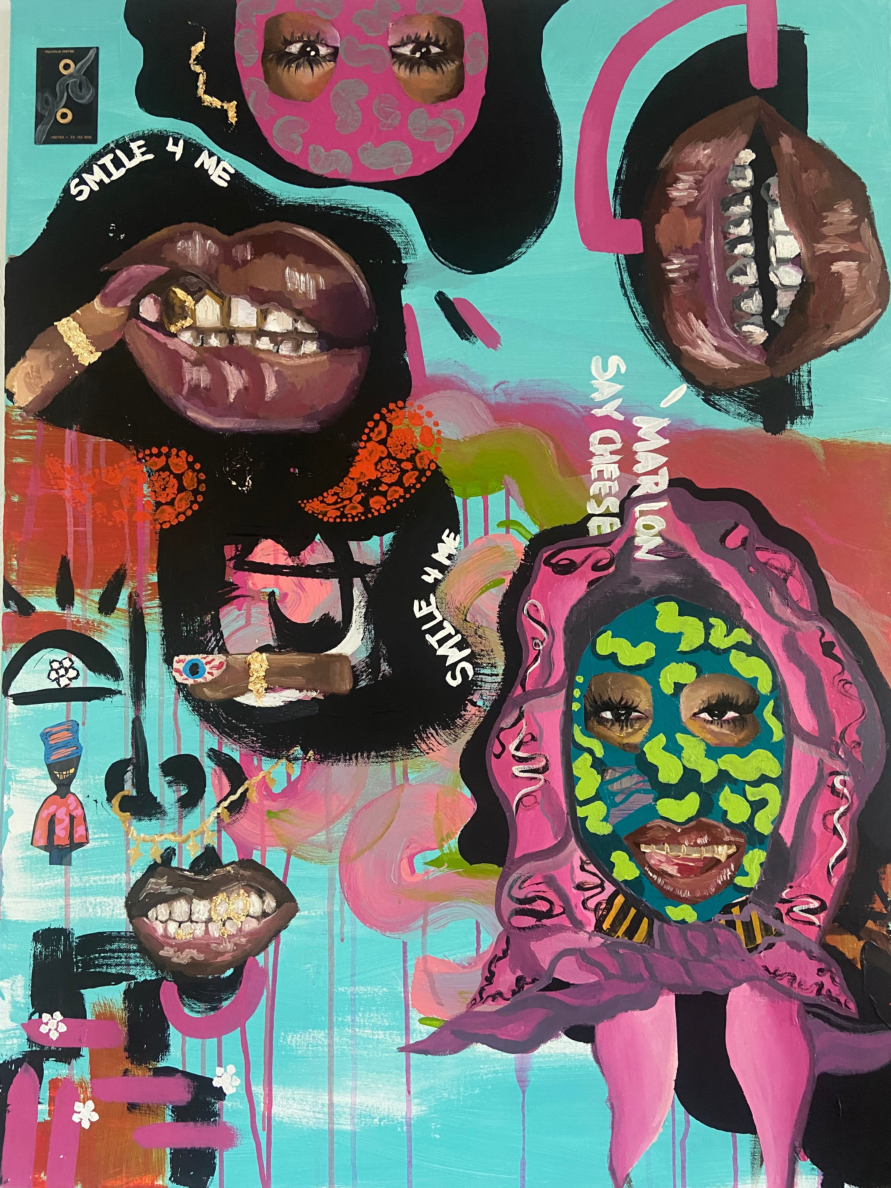 Marlon Say cheese Print