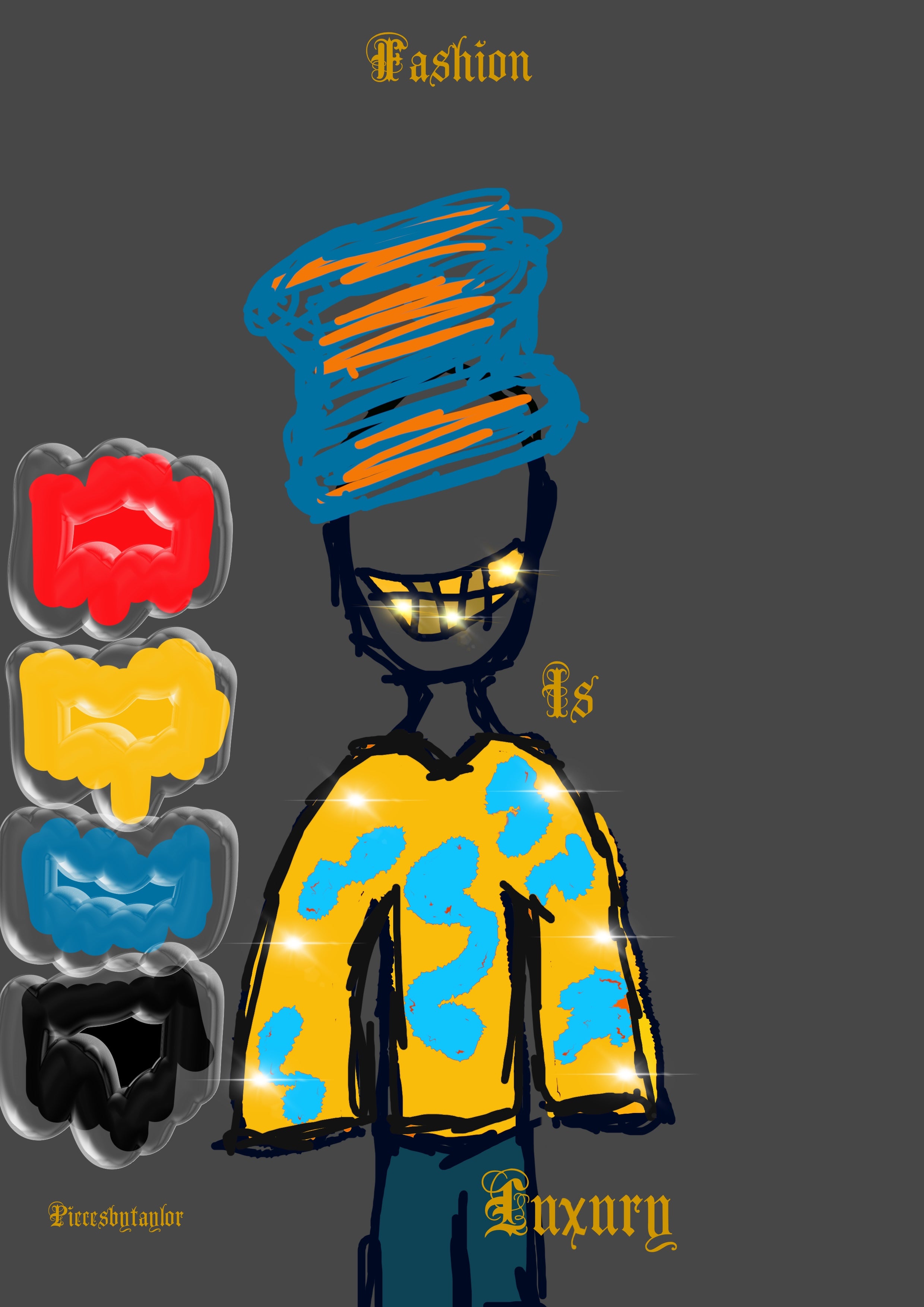 Luxury is Fashion Print