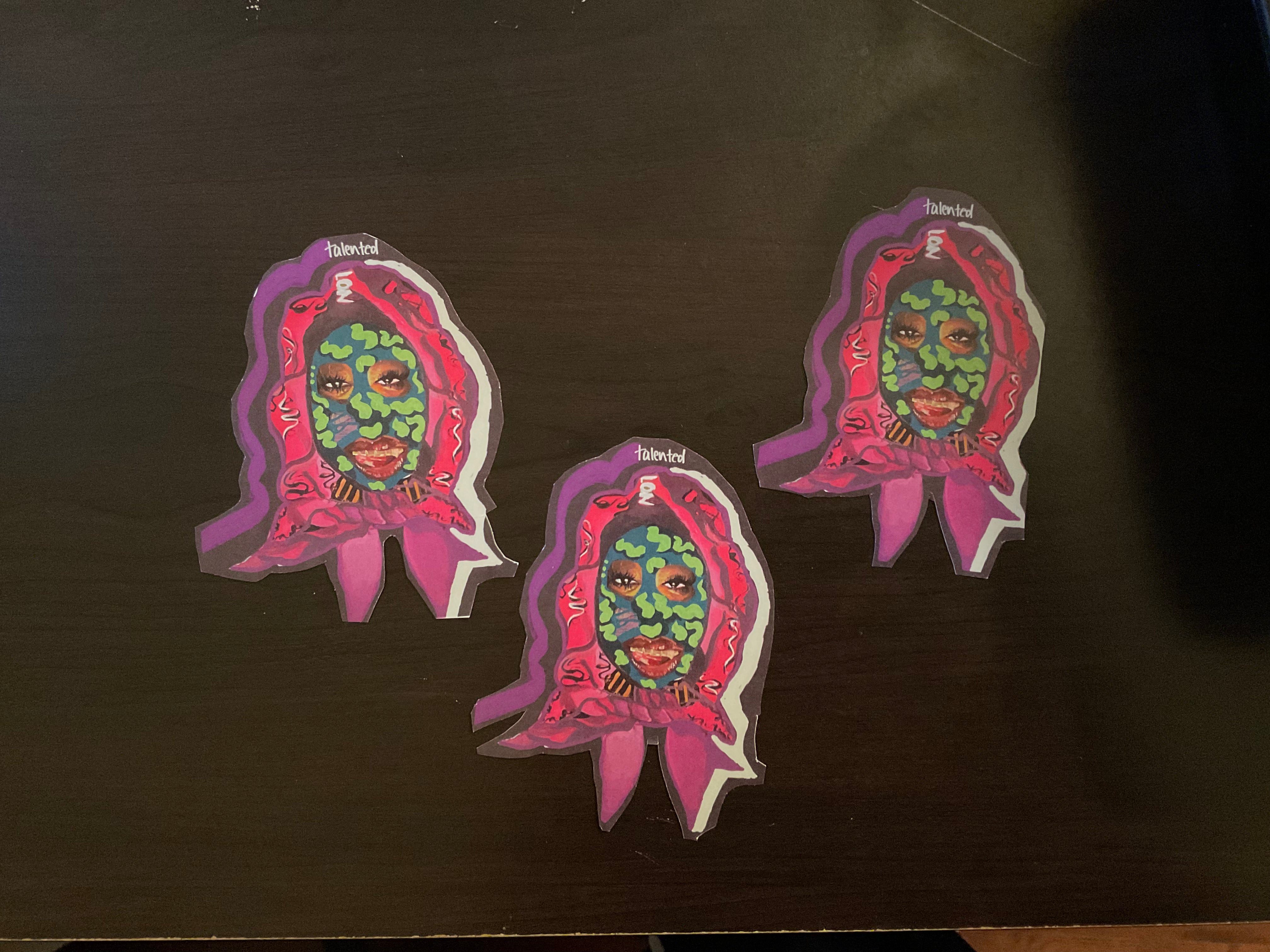 Smile for Me stickers